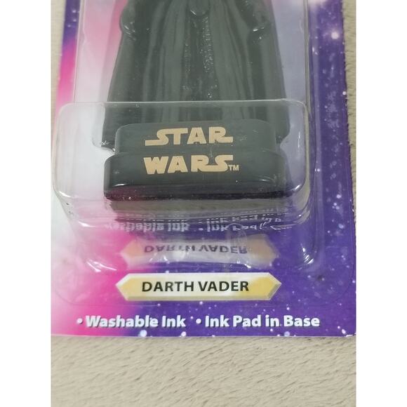 STAR WARS Figurine Stamper Darth Vader 1997 Lucasfilm Vintage New - Picture 7 of 8